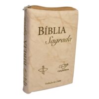 Bíblia ziper couro editora cnbb