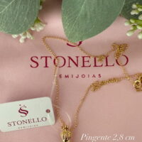 Corrente pingente N S Aparecida 2,8 cm