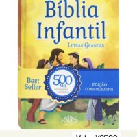 Bíblia infantil letras grandes