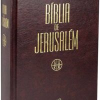 Bíblia de Jerusalém capa de couro