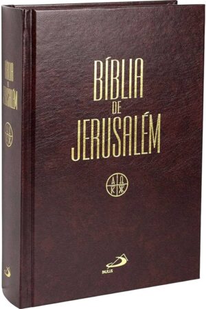 Bíblia de Jerusalém capa de couro