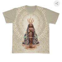 Camiseta N Senhora Aparecida bege