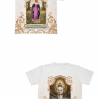 Camiseta N Senhora das lágrimas frente e verso