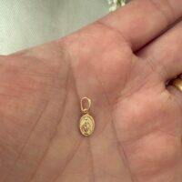Semijoia Mini medalha milagrosa
