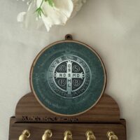 Porta-chaves medalha São Bento