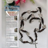 Terço com folheto via-sacra