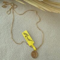 Corrente com medalha de São Bento