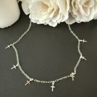 Prata 925 choker cruz