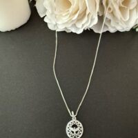Prata 925 Colar Espírito Santo