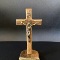 Crucifixo mesa "Foi por você" 14 cm