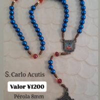 Terço S. Carlos Acutis cruz eucaristia